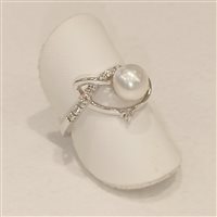 Anello Vidali Gioielli Donna in Oro bianco Perla ANOR-18-34 - ANOR-18-34